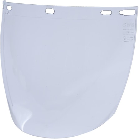Delta Plus Visor, Hard Hat, Clear, 8In Hx12In W FS-12L